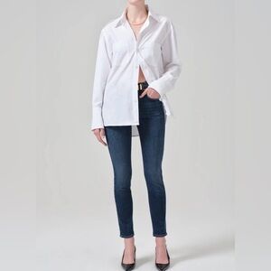 Citizens Of Humanity Premium Vintage Jeans Womens Size 25 Sloane Dark Denim